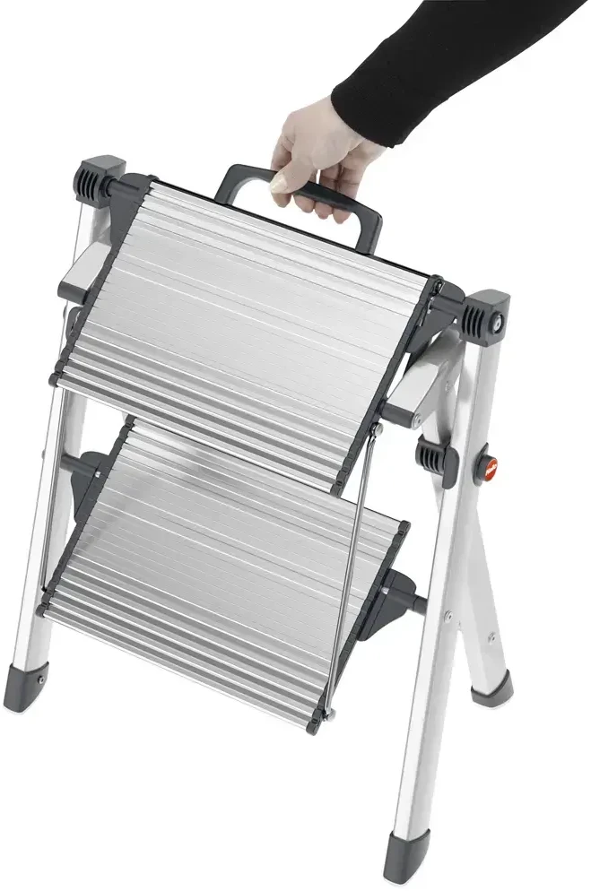 Hailo Kopėčios su 2 laipteliais Mini Comfort, 45cm, aliuminis