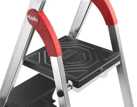 Hailo L100 TopLine 8050-807 Step Ladder Aliuminio, Juodas | Ladder