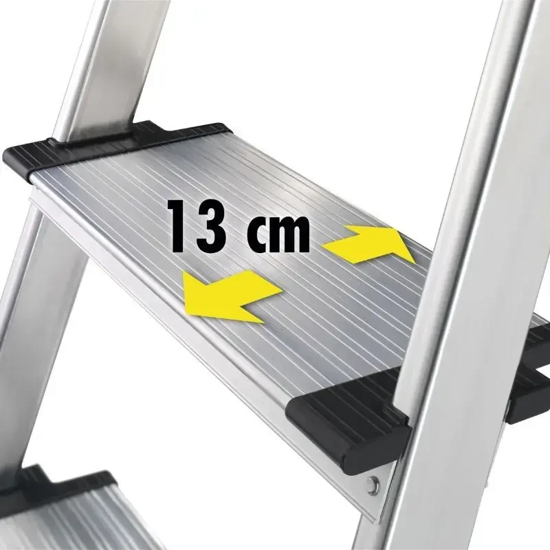 Hailo Hailo L80 ComfortLine buitinės kopėčios / aliuminis / 3 pakopos