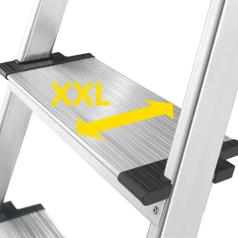 Hailo Buitinės kopėčios L85 ComfortLine / aliuminio / 7 pakopų 4007126023841