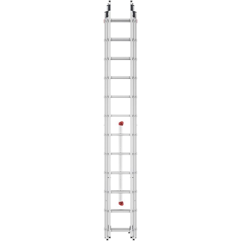Hailo ProfiStep Combi kopėčios | aliuminis | 3x12 laiptelių