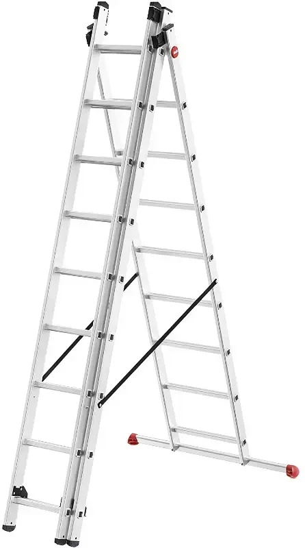 Hailo Hailo trijų dalių ProfiStep kombinuotos kopėčios 263 cm 7309-007