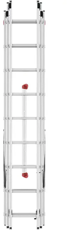 Hailo Hailo trijų dalių ProfiStep kombinuotos kopėčios 263 cm 7309-007