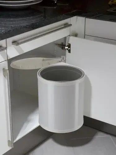 Hailo Spintelės šiukšliadėžė Compact Box, balta, 15l, M dydžio