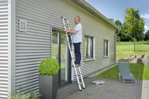 Hailo Teleskopinės kopėčios FlexLine 260, 264cm, aliuminis, 7113-091
