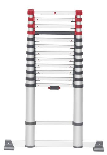Hailo Teleskopinės kopėčios T80 FlexLine | aliuminis | 13 pakopų