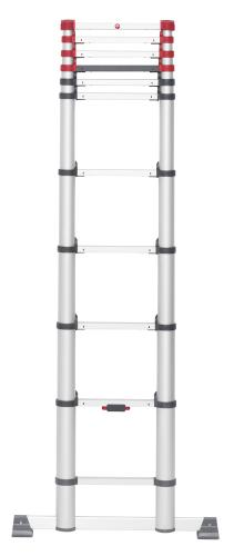 Hailo Teleskopinės kopėčios T80 FlexLine | aliuminis | 11 pakopų
