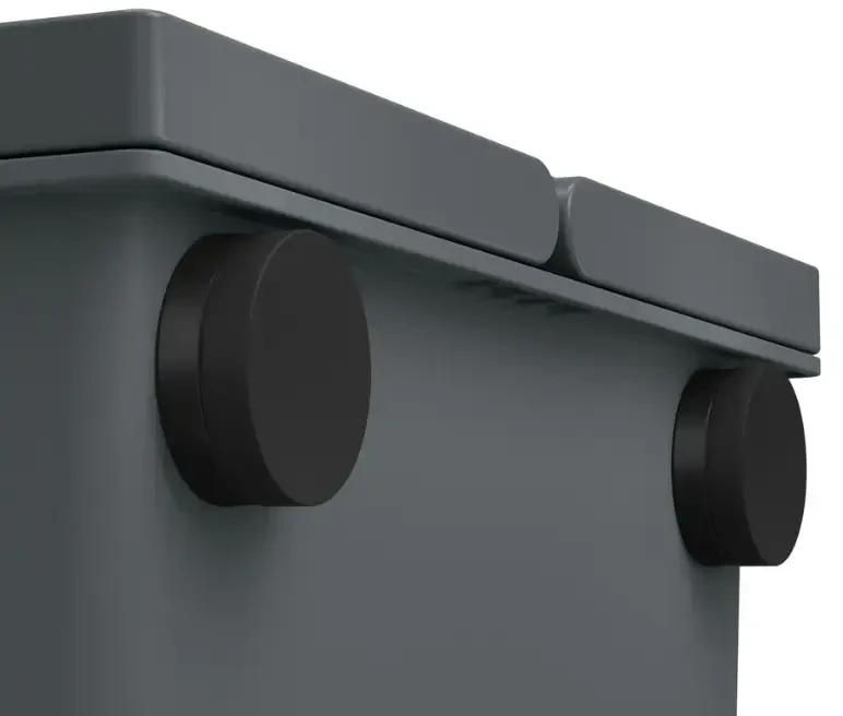 Hailo prie sienos tvirtinama šiukšliadėžė FlexBox S / 7L / tamsiai pilka
