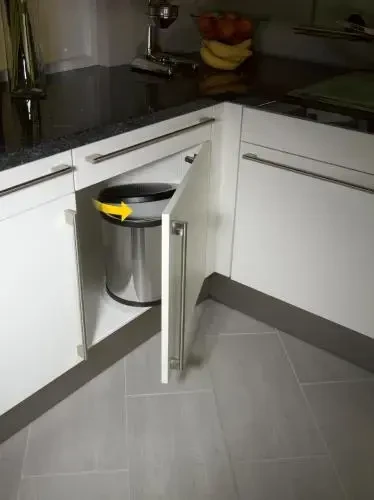 Hailo Spintelės šiukšliadėžė Compact Box, nerūdijantis plienas, 15l
