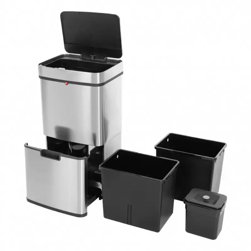 Hailo atliekų rūšiavimo sistema Öko Vario XL / 2x25L / nerūdijantis plienas