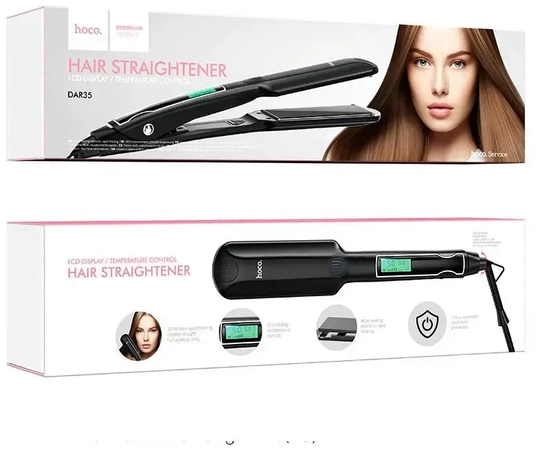 Hair straightener Hoco DAR35 juodas