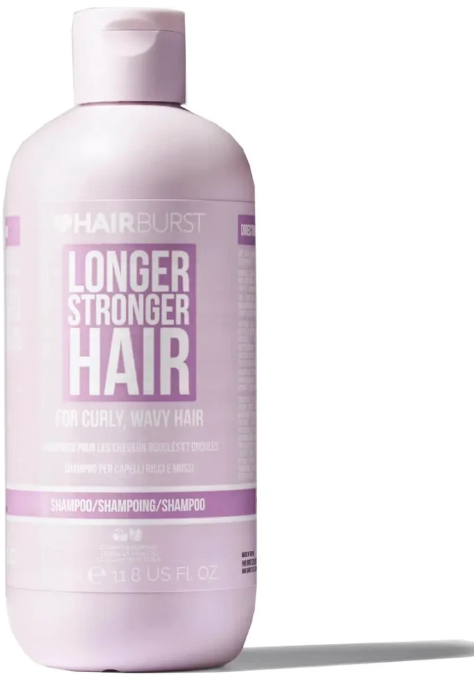 HairBurst Longer Stronger Hair Šampūnas For Skirtas garbanotiems plaukams, Wavy Hair, 350 ml
