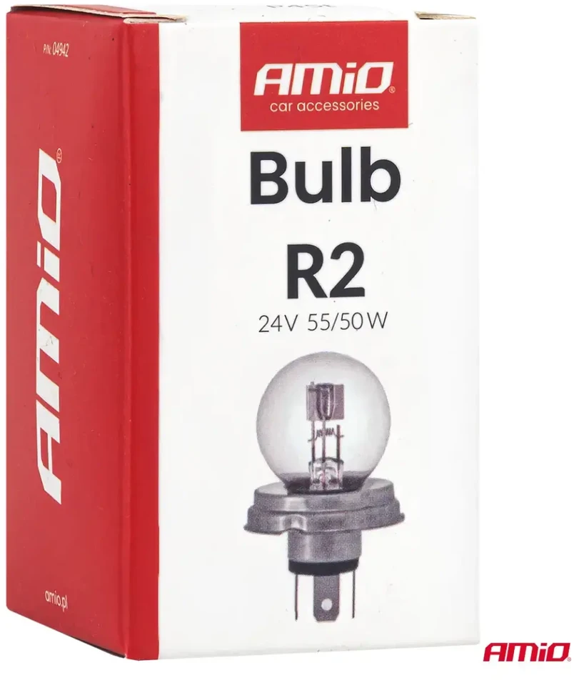 Halogeninė lemputė R2 24V 55/50W P45T AMIO-04942