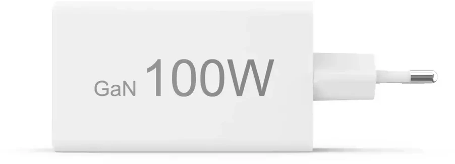 Hama mini 100W GaN PD/QC 2x USB-C, 1x USB-A balta