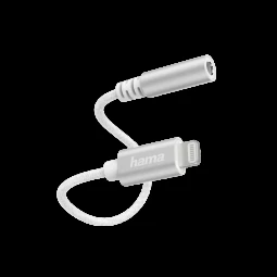 Hama ADAPTER AUDIO, LIGHTNING - 3,5mm JACK WTYK, Baltas