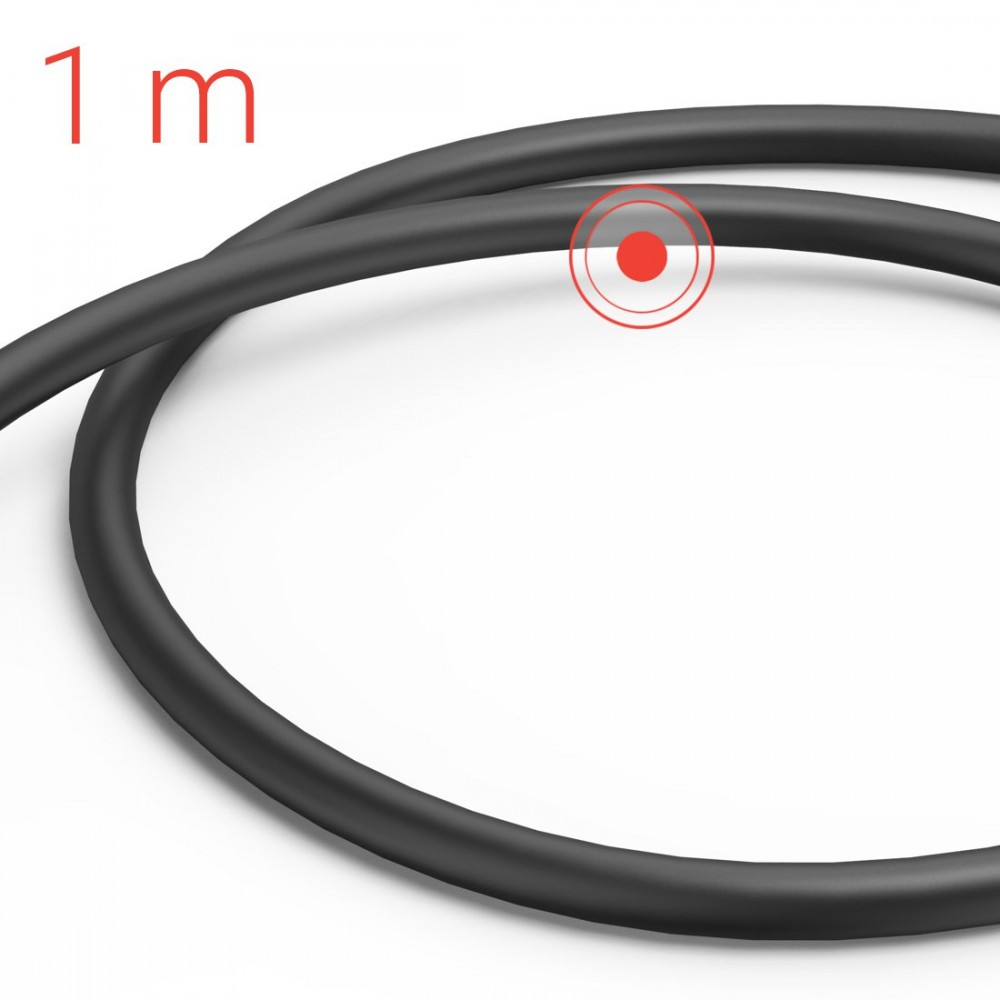 Hama Cables įkrovimo duomenų mikro UBS 1m Juodas
