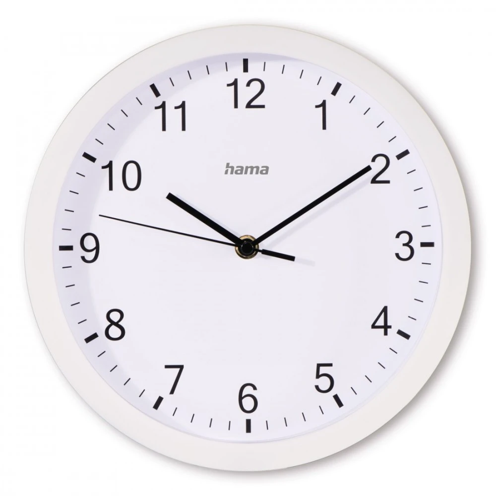 Hama Laikrodis sienelė Elba 25 cm Baltas