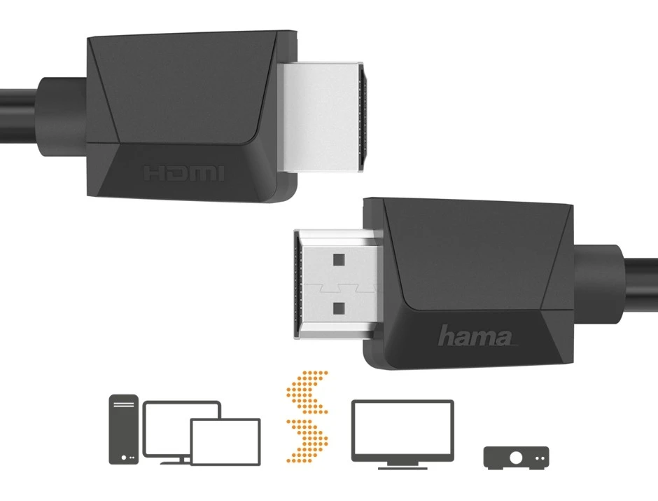 Hama HDMI laido jungtys ir sujungimo schema