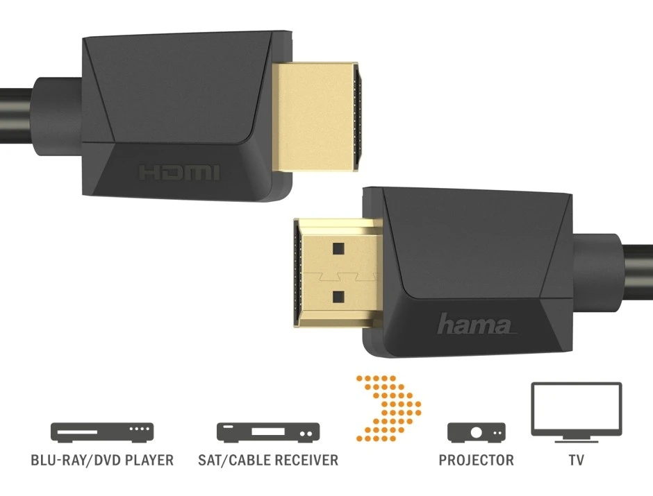 HDMI laidas Laidas Hama 002050070000