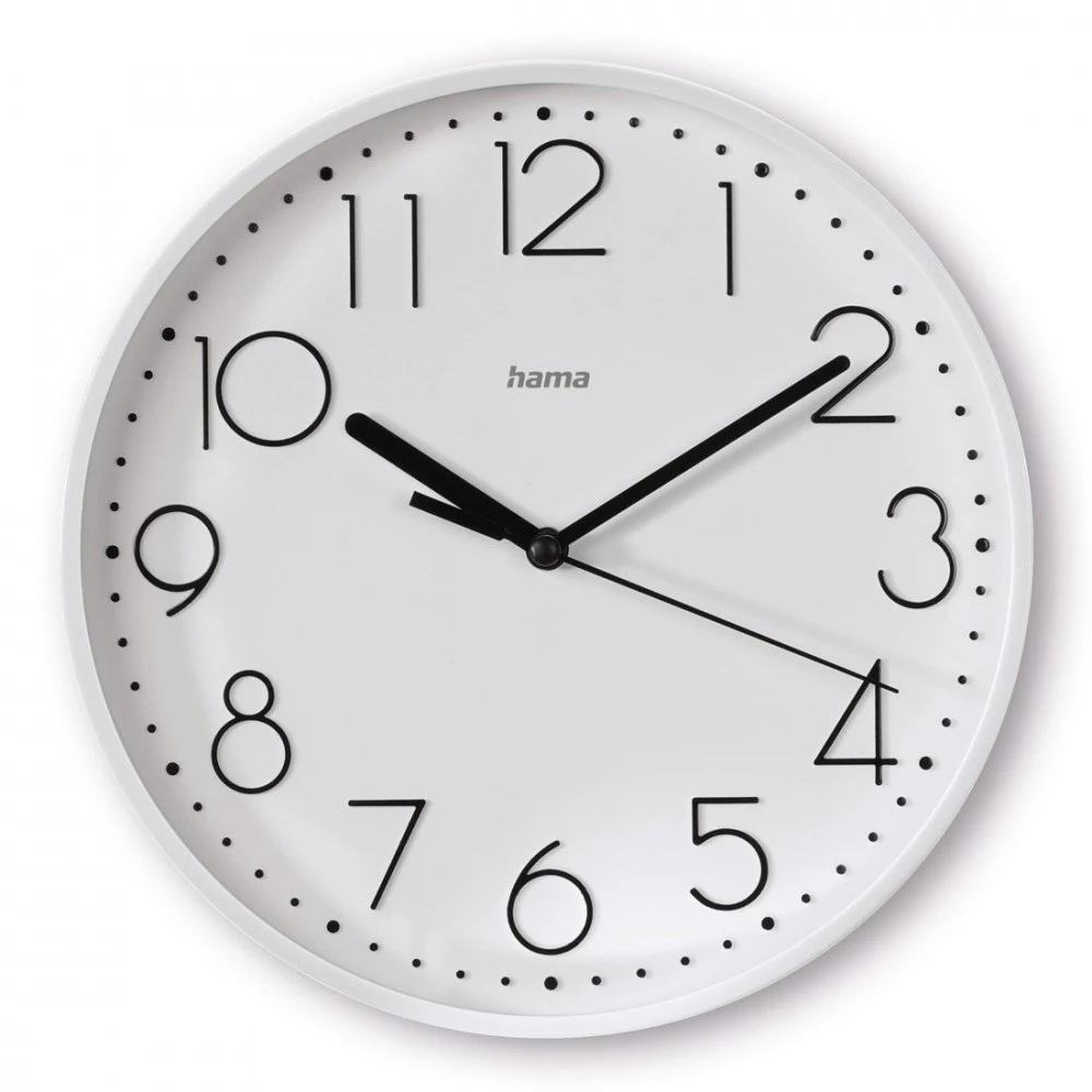 Hama Laikrodis ścienny Salina 22cm Baltas
