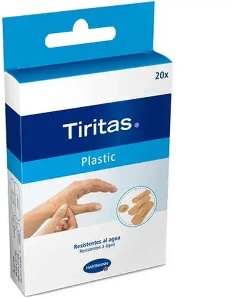 Hartmann Plastikinės Tiritas Vandeniui atsparūs pleistrai 20 vienetų
