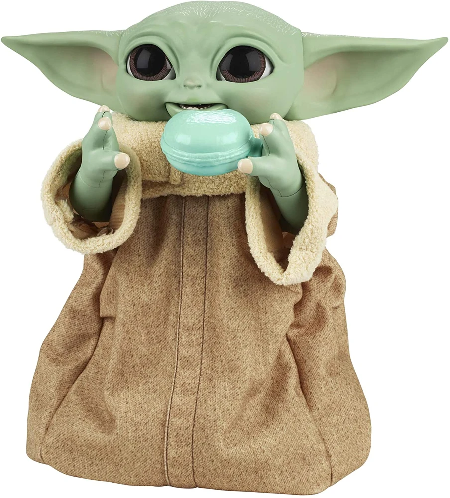 Hasbro Star Žvaigždžių karų SW interaktyvus žaislas Galaktikos užkandžių Grogu 23,5 cm