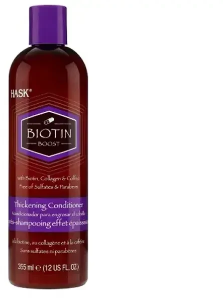 "Hask Biotin Boost" plaukų apimtį didinantis kondicionierius 355ml