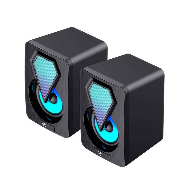 Havit SK210mini PRO kompiuterinės kolonėlės 2.0 RGB juodos spalvos