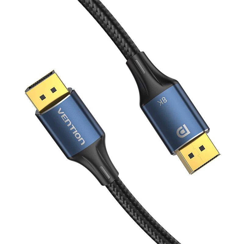 Vention HD DisplayPort 8K kabelis 5 m ventiliacijos HCELJ (mėlynas)