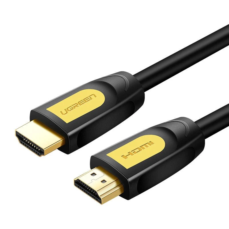 Kabelis HDMI 2.0 UGREEN HD101, 4K 60Hz, 1m (juoda-geltona)