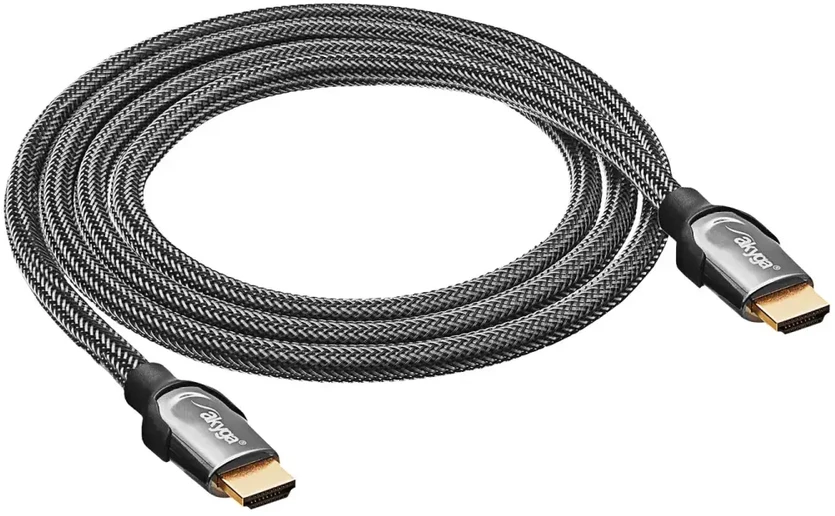CU 48Gb/s ekranuotas HDMI laidas – 1.5 m – juodas – Akyga AK-HD-15S