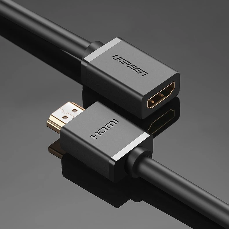 HDMI kištukas - HDMI lizdas kabelis UGREEN HD107 FullHD 3D 0.5m