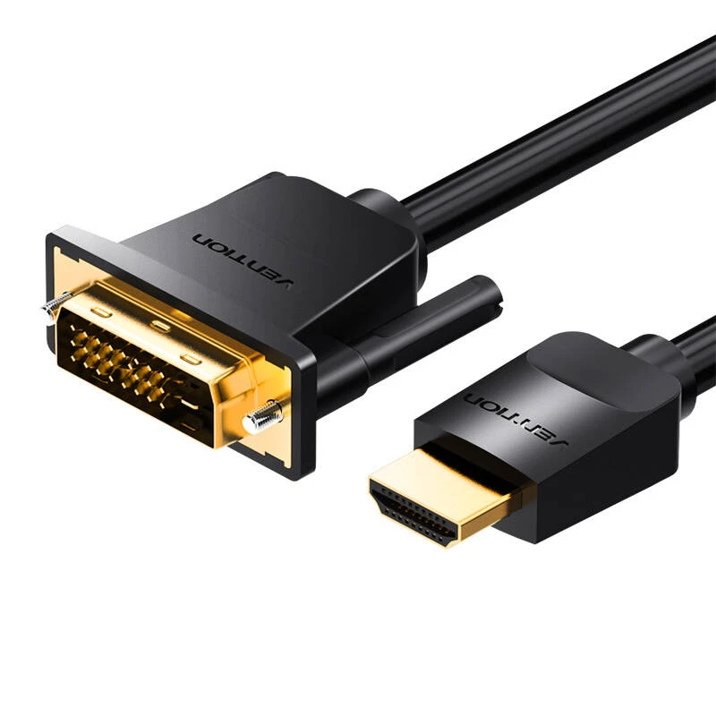 Vention HDMI į DVI laido jungtys