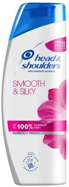 Head&Shoulders Head & Shoulders Smooth & Silky Nuo pleiskanų Šampūnas