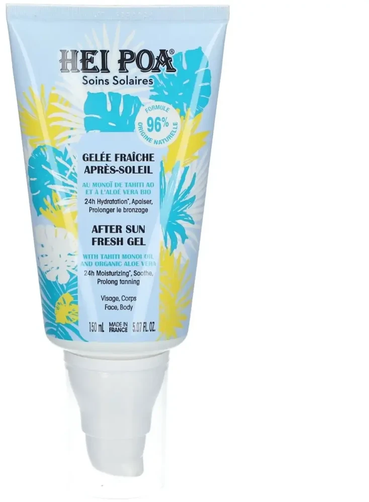 Hei Poa After Sun 24-Hour Moisturizing After-Sun Gel, 150 ml