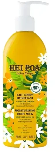 Hei Poa Moisturizing Body Milk with Tahiti Monoi Oil, 250 ml