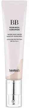 Heimish Moringa Ceramide Tinted Moisturizer Make-Up + Sunscreen SPF30 PA++ 19 Fair rusvai gelsvas, 30 ml
