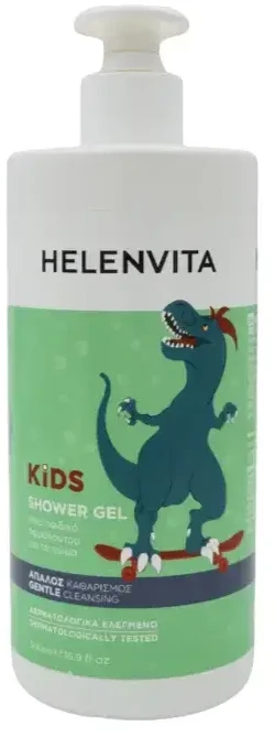 Helenvita Kids Dino Gentle Cleansing Dušo želė All Skin Types, 500 ml