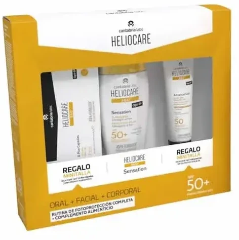 „Heliocare 360 Opti D Sensation Ultra Light Oil Free SPF50+“ apsauginis kremas nuo saulės, 50 ml, 2 vnt. rinkinys