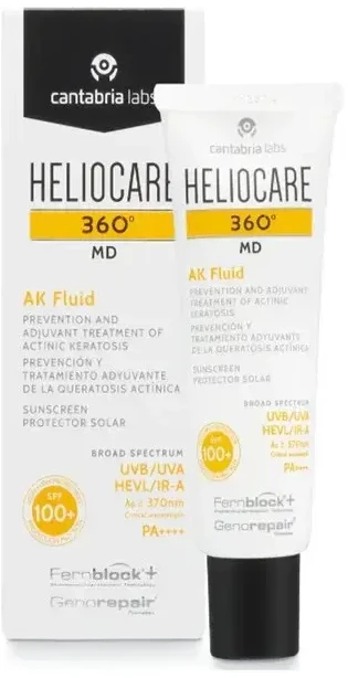 Kremas nuo saulės Heliocare 360º Md Ak Fluid, 50ml