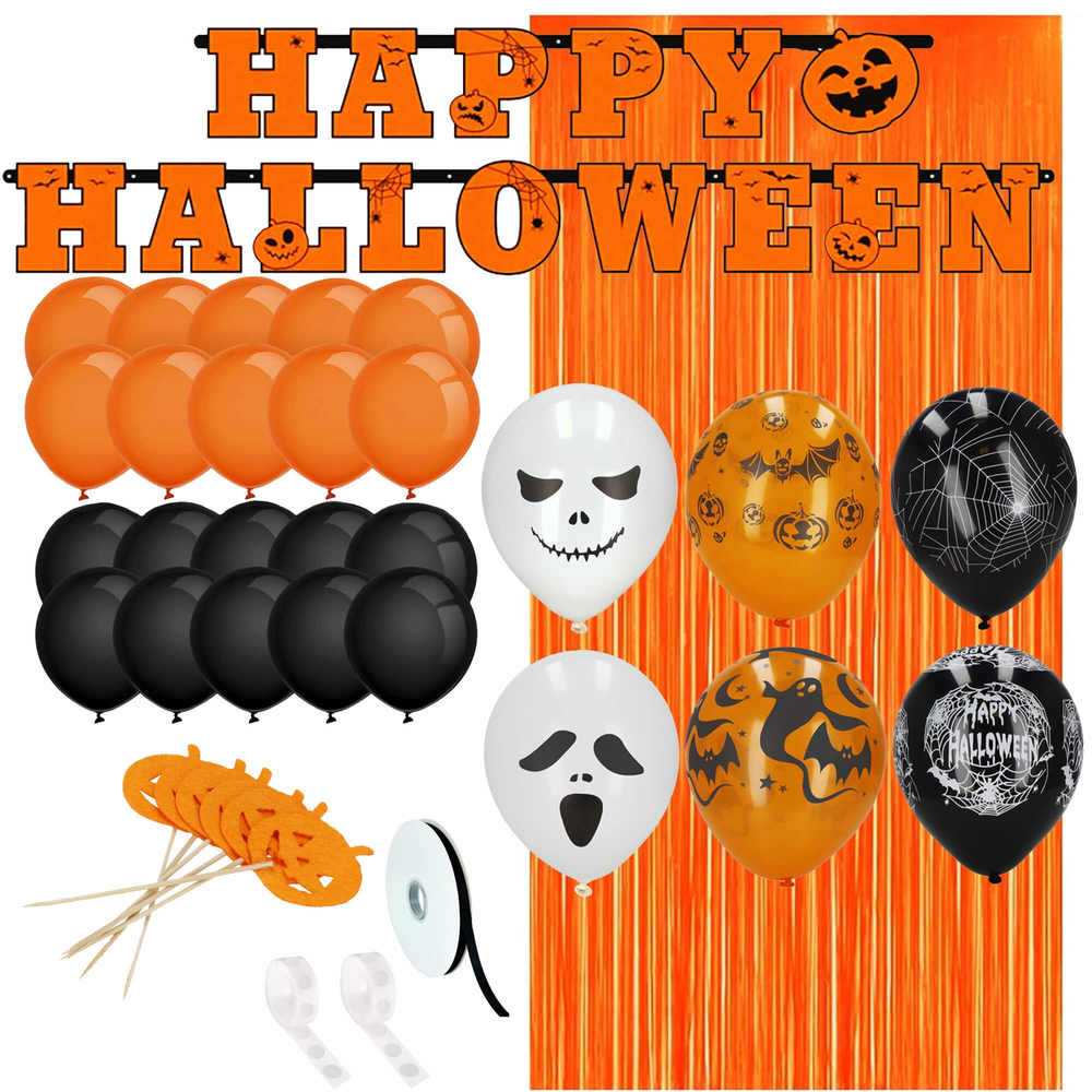 Springos HA5216 HELOWEEN DEKORACIJA 30 ELEMENTŲ.