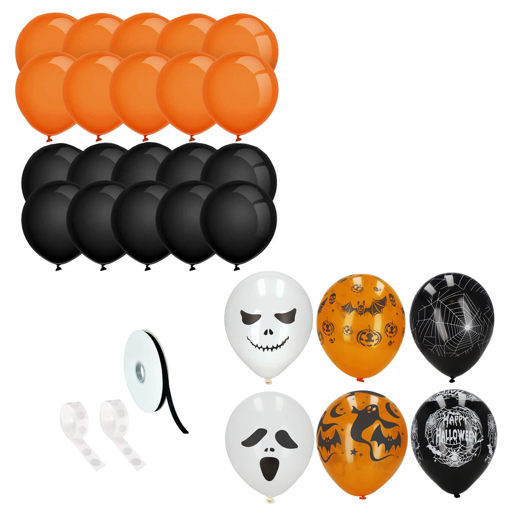 Springos HA5216 HELOWEEN DEKORACIJA 30 ELEMENTŲ.