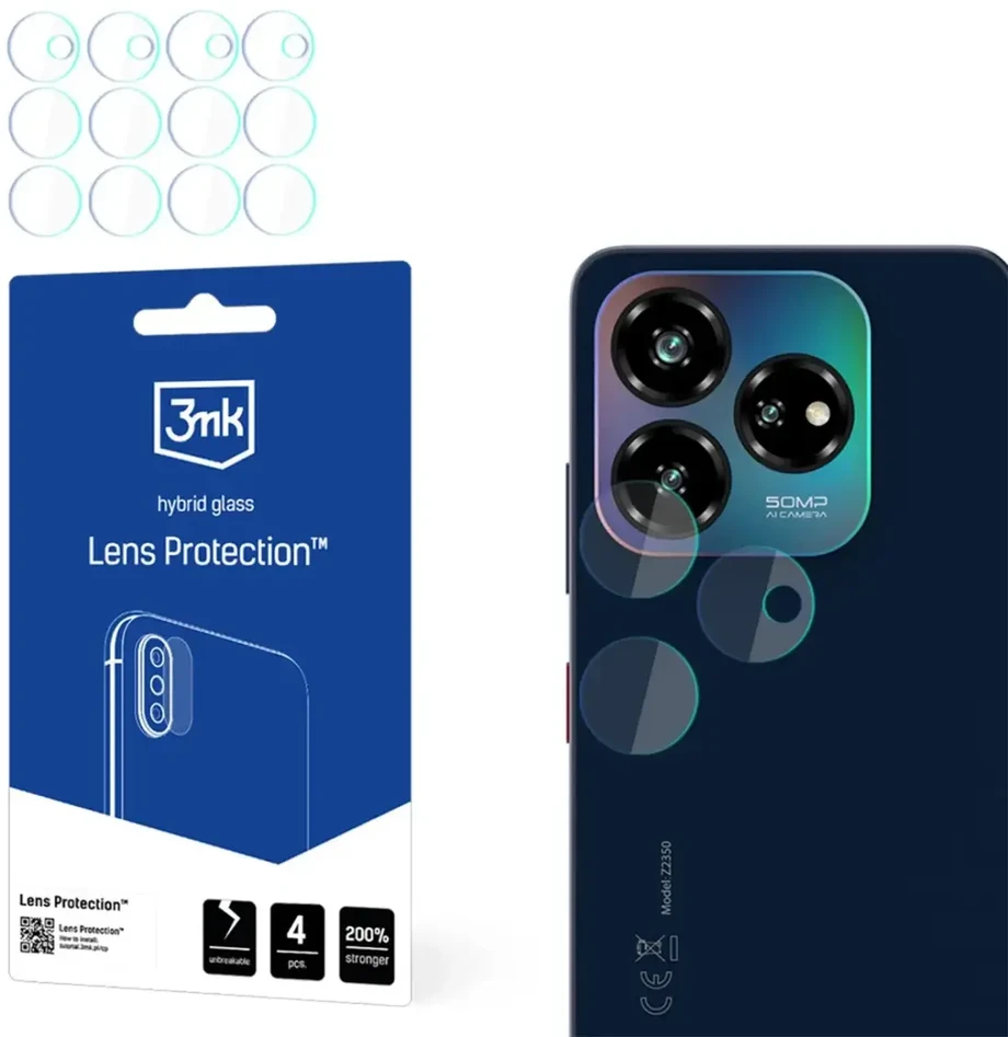 3Mk apsauga ZTE Blade V60 dizainas - 3mk objektyvo apsauga