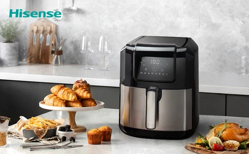 Gruzdintuvė HISENSE AirFryer 1700W 5L 8 išankstiniai nustatymai