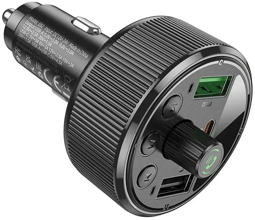FM bangų moduliatorius Hoco E82 PD30W+QC3.0