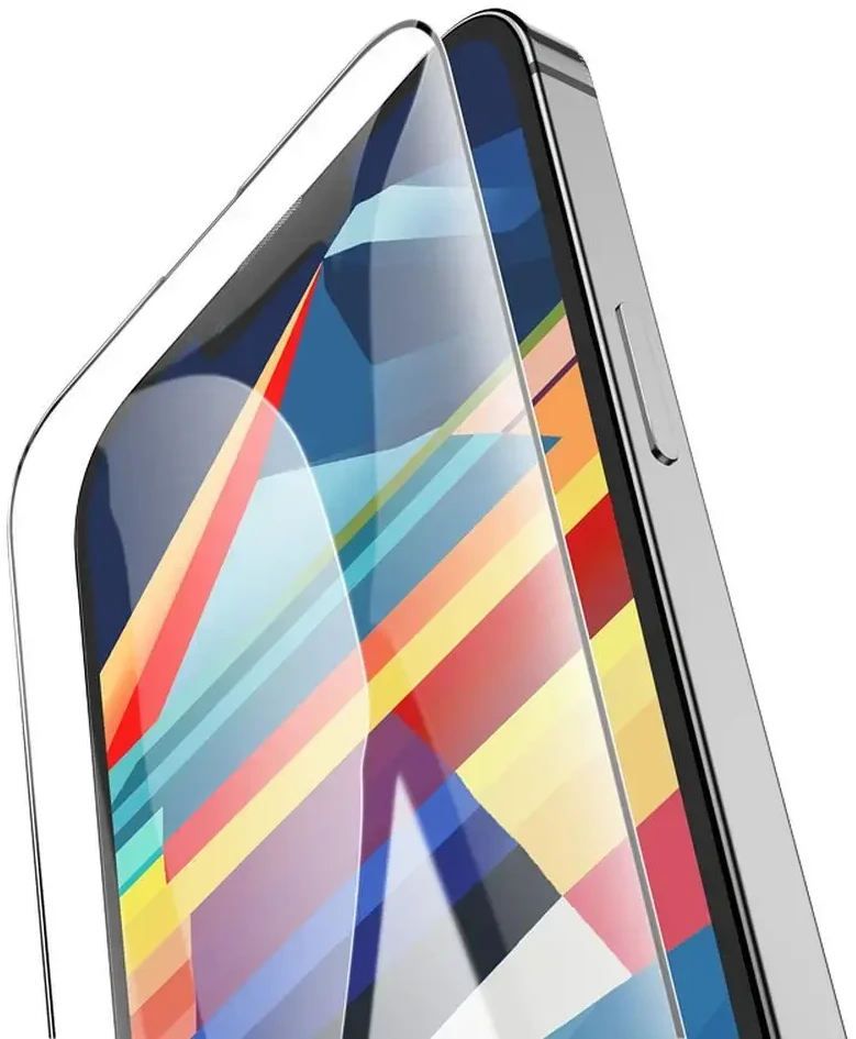 Grūdinto stiklo iPhone 15 PLUS / 16 PLUS Hoco HD 5D Guardian apsauginis stiklas 10 vnt. G14 juodas