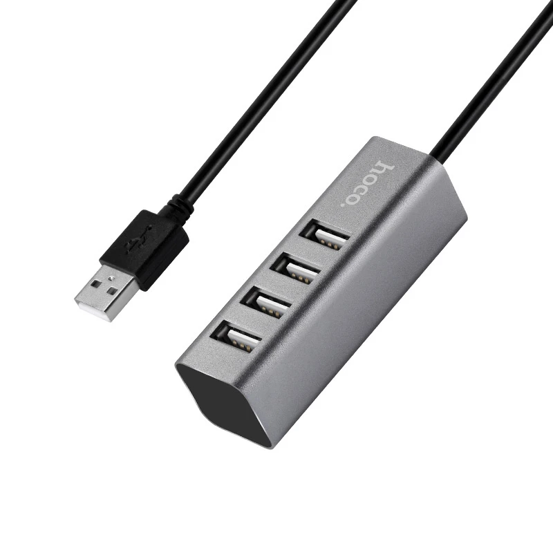 Hoco HB1 USB skirstytuvas, pilkas