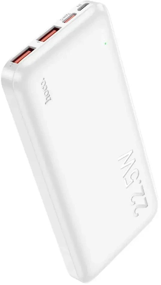 Powerbank Hoco 10000 mAh QC PD 3A 22.5W J101 baltas