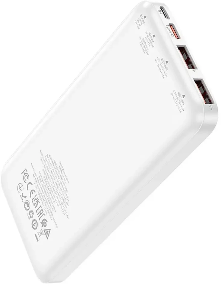 Powerbank Hoco 10000 mAh QC PD 3A 22.5W J101 baltas