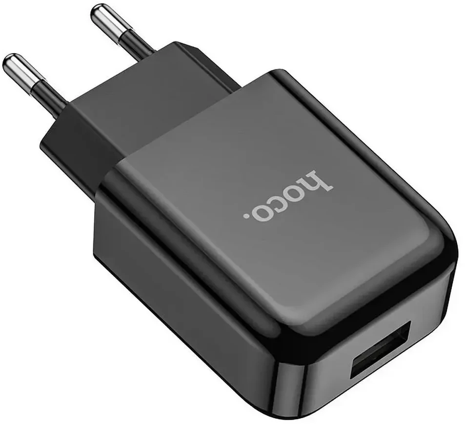Telefono įkroviklis Hoco USB A 2A 10W N2 juodas